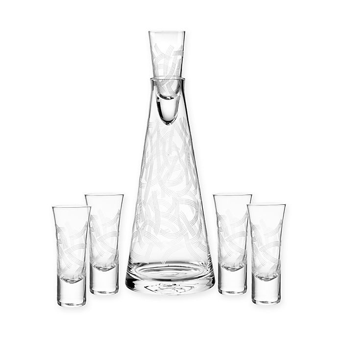 slide 1 of 1, Qualia Malibu Vodka Decanter Set, 6 ct