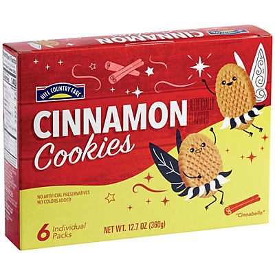slide 1 of 1, Hill Country Fare Cinnamon Cookies, 12.7 oz