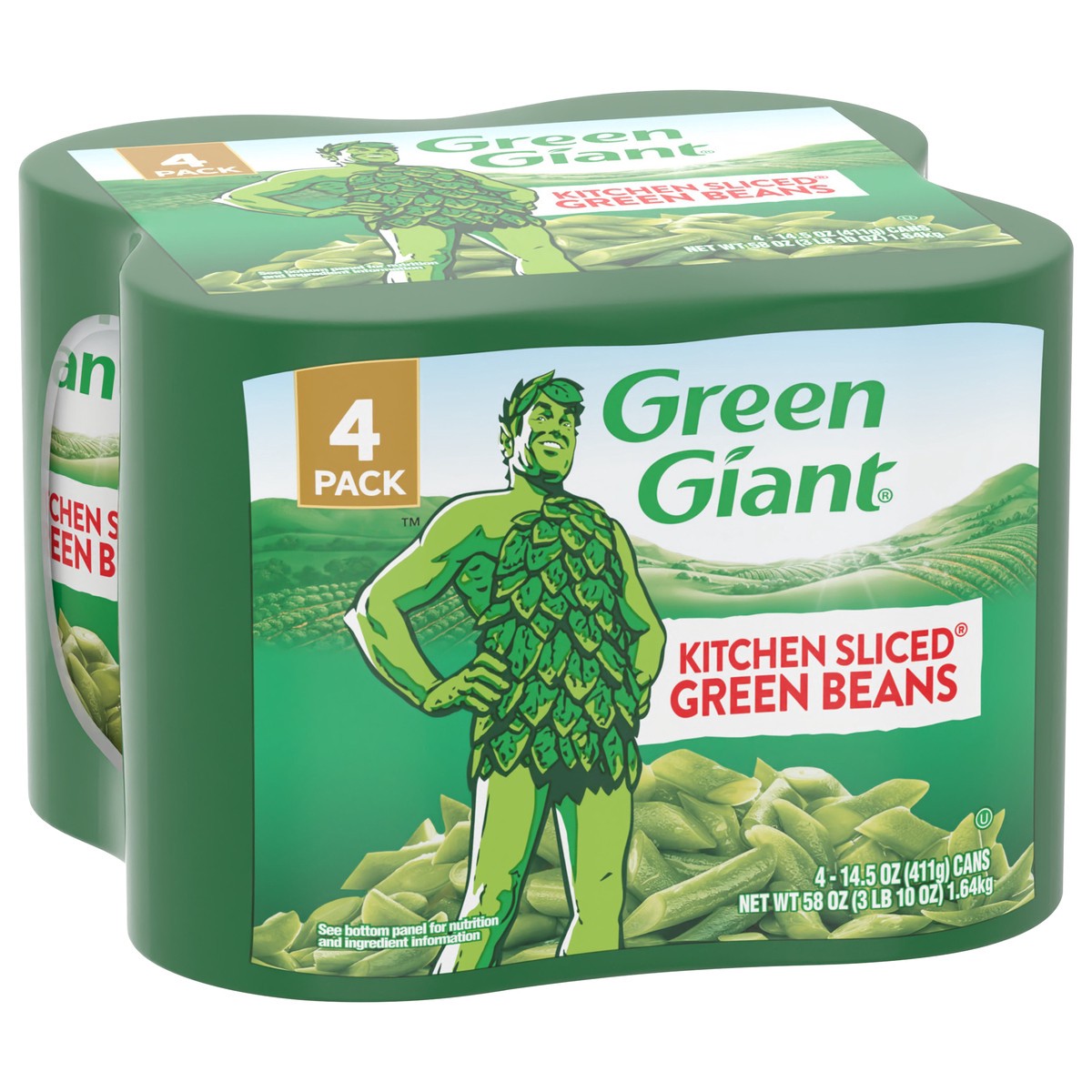 slide 9 of 9, Green Giant Green Beans, 4 ct