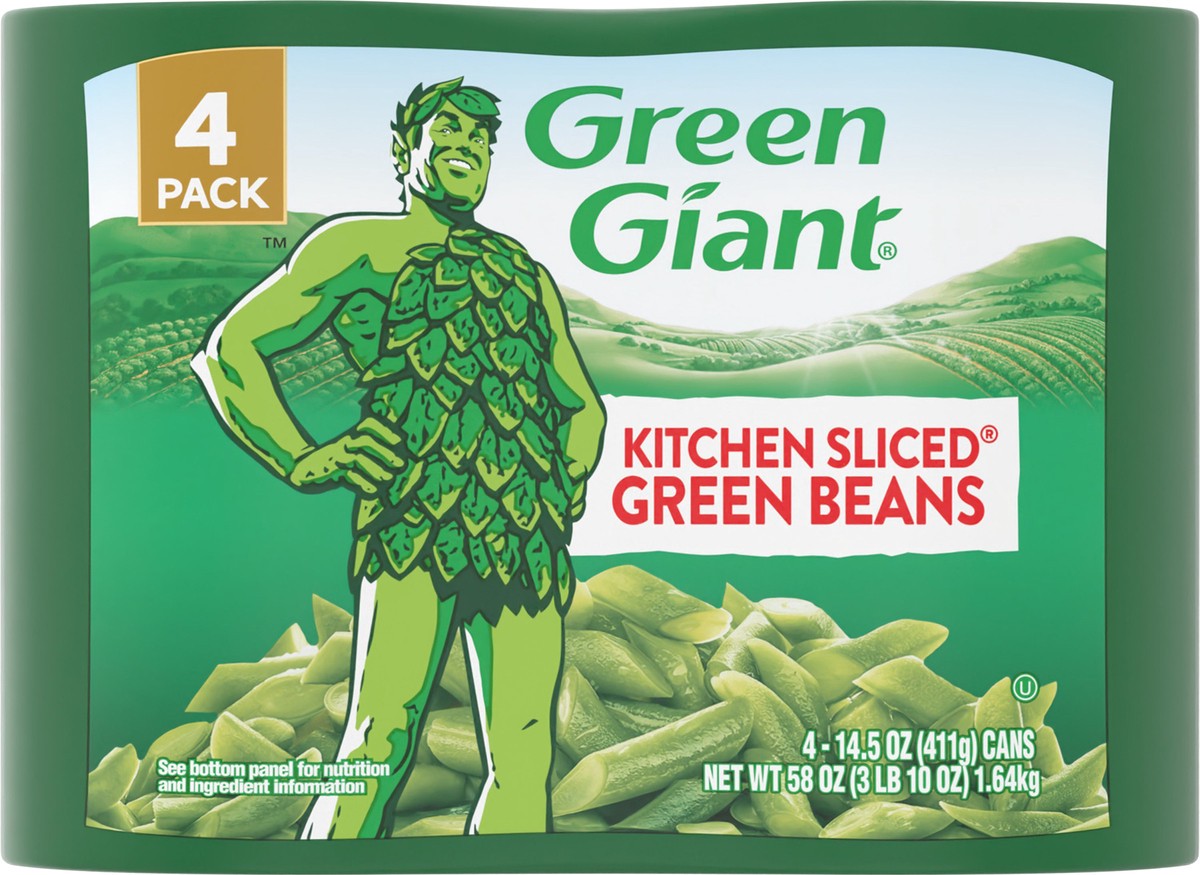 slide 3 of 9, Green Giant Green Beans, 4 ct