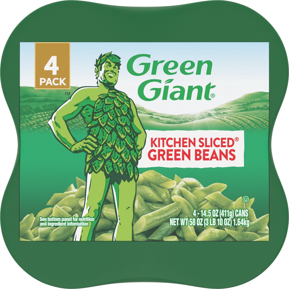 slide 7 of 9, Green Giant Green Beans, 4 ct