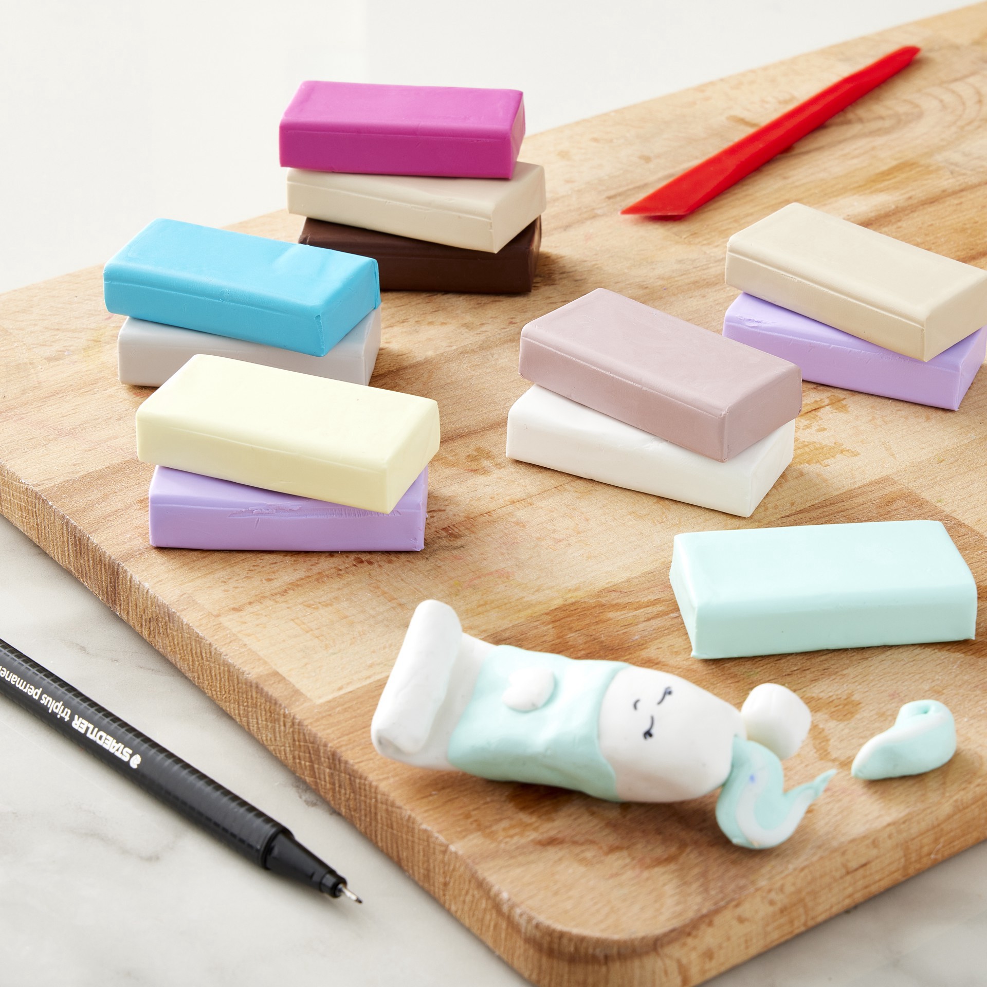 slide 2 of 7, Fimo Foodie Fun Modeling Clay Set, 10.58 oz