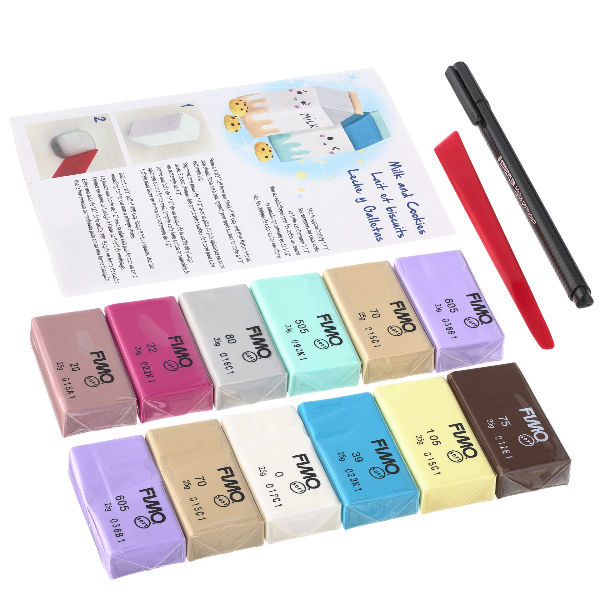 slide 7 of 7, Fimo Foodie Fun Modeling Clay Set, 10.58 oz