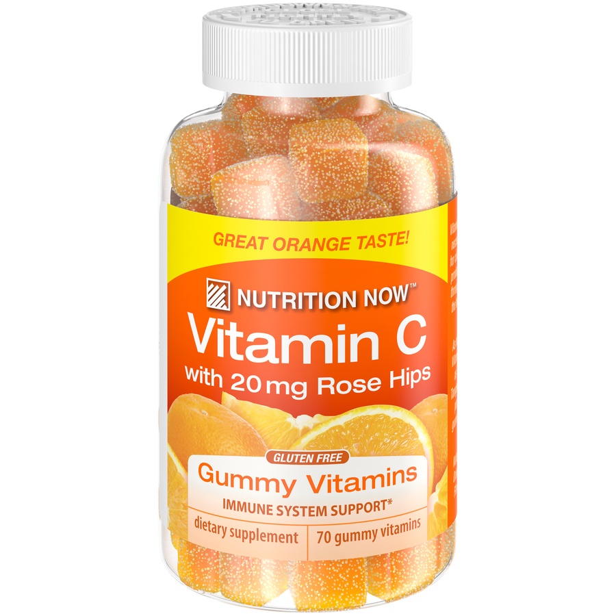 slide 1 of 4, Nutrition Now Vitamin C Gummies, 70 ct