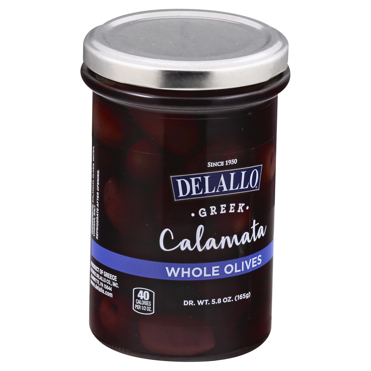 slide 2 of 10, DeLallo Whole Calamata Olives, 5.8 oz