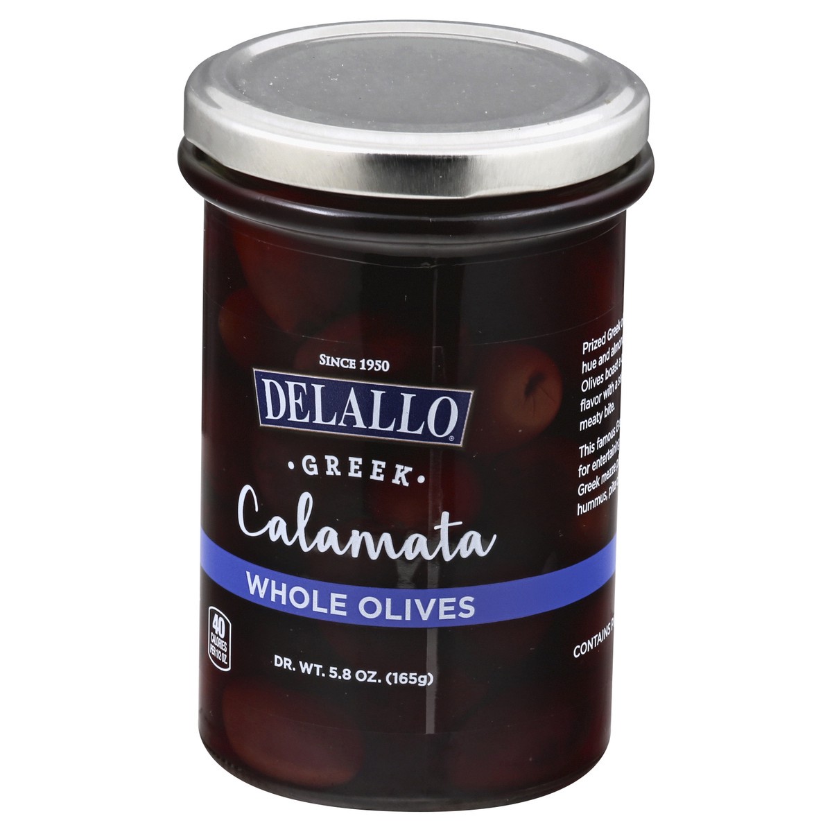 slide 3 of 10, DeLallo Whole Calamata Olives, 5.8 oz