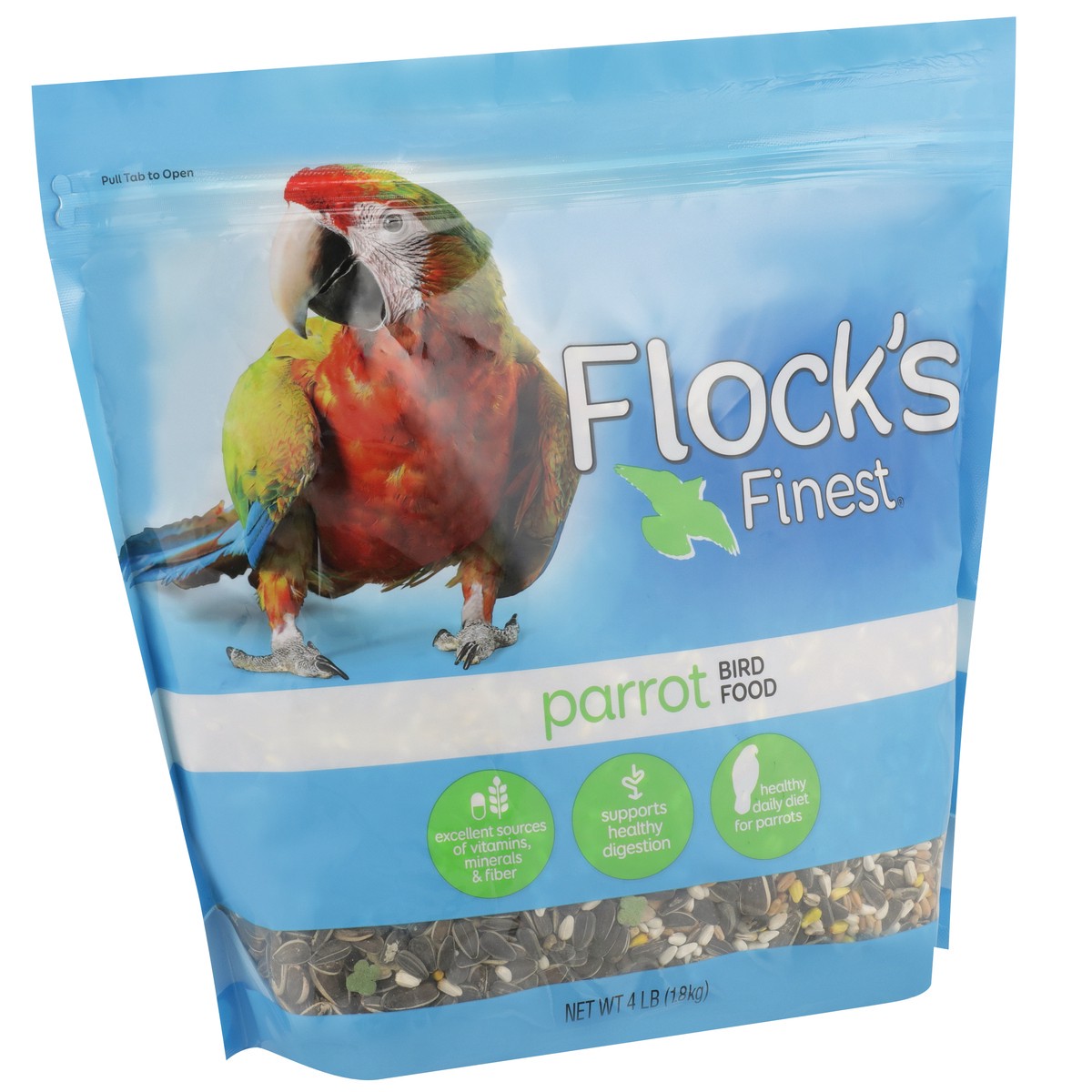 slide 2 of 11, Flock's Finest Parrot Bird Food, 4 lb