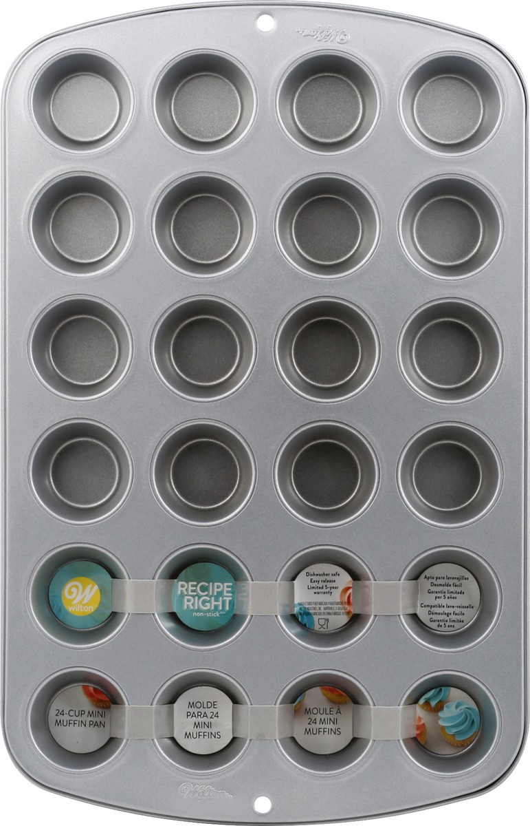 slide 4 of 11, Wilton Muffin Pan, 24-Cup, Mini, 1 ct
