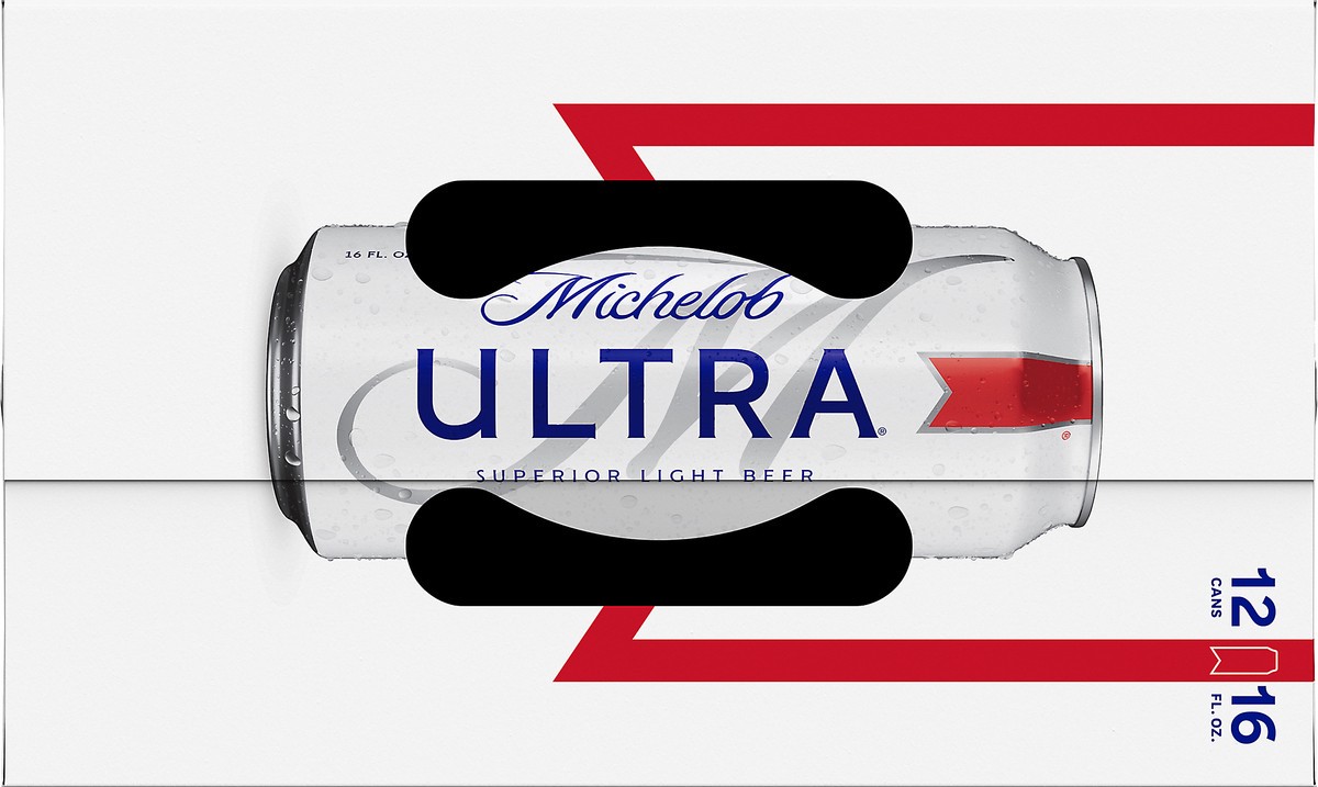 slide 3 of 9, Michelob Ultra 12 Pack Superior Light Beer 12 ea, 12 ct; 16 fl oz