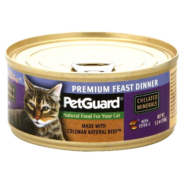 slide 1 of 1, PetGuard Cat Food Feast Dinner, 5.5 oz