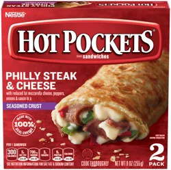 Hot Pockets Philly Steak & Cheese Seasoned Crust Frozen Snacks 9 oz.