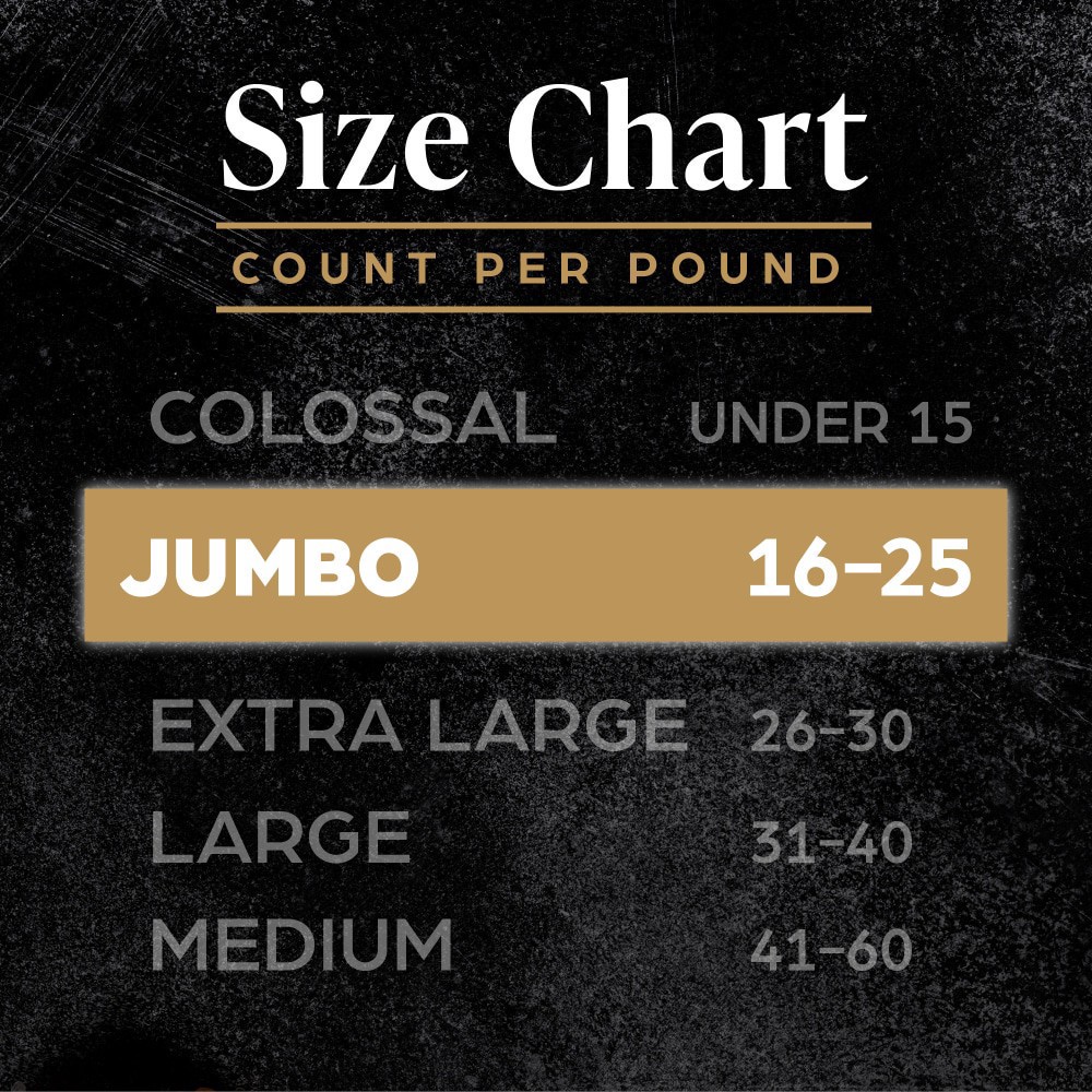 slide 4 of 6, Private Selection® Black Tiger Raw-Tail Off Peeled & Deveined Jumbo Shrimp, 16 oz