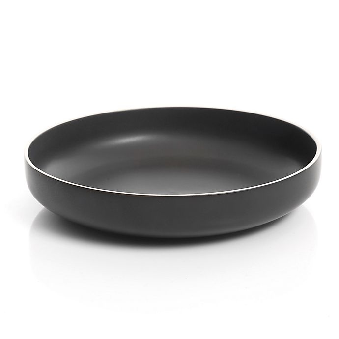 slide 1 of 4, Artisanal Kitchen Supply Edge Dinner Bowls - Graphite, 4 ct