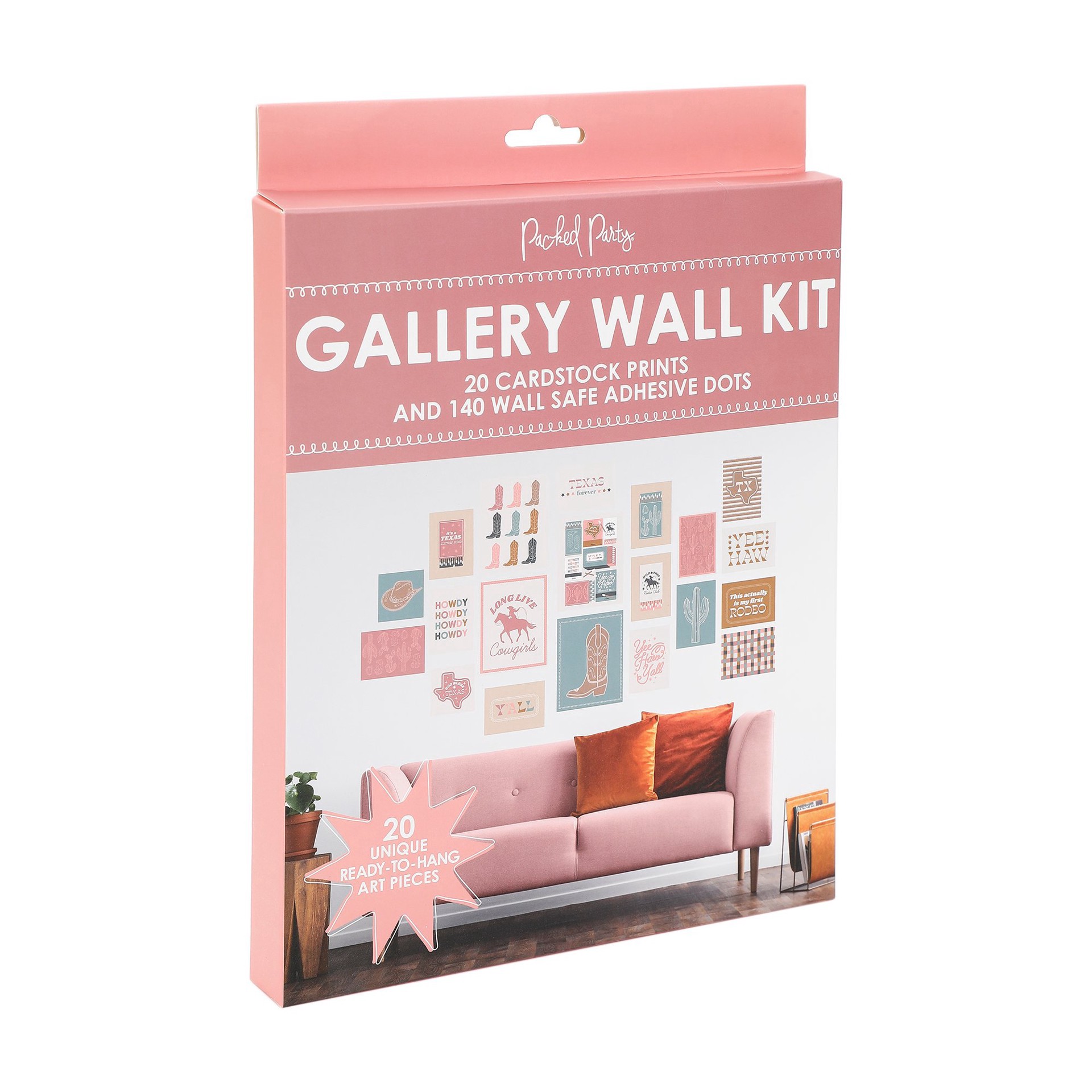 slide 1 of 1, Packed Party Howdy Home Gallery Wall Kit, 1 ct