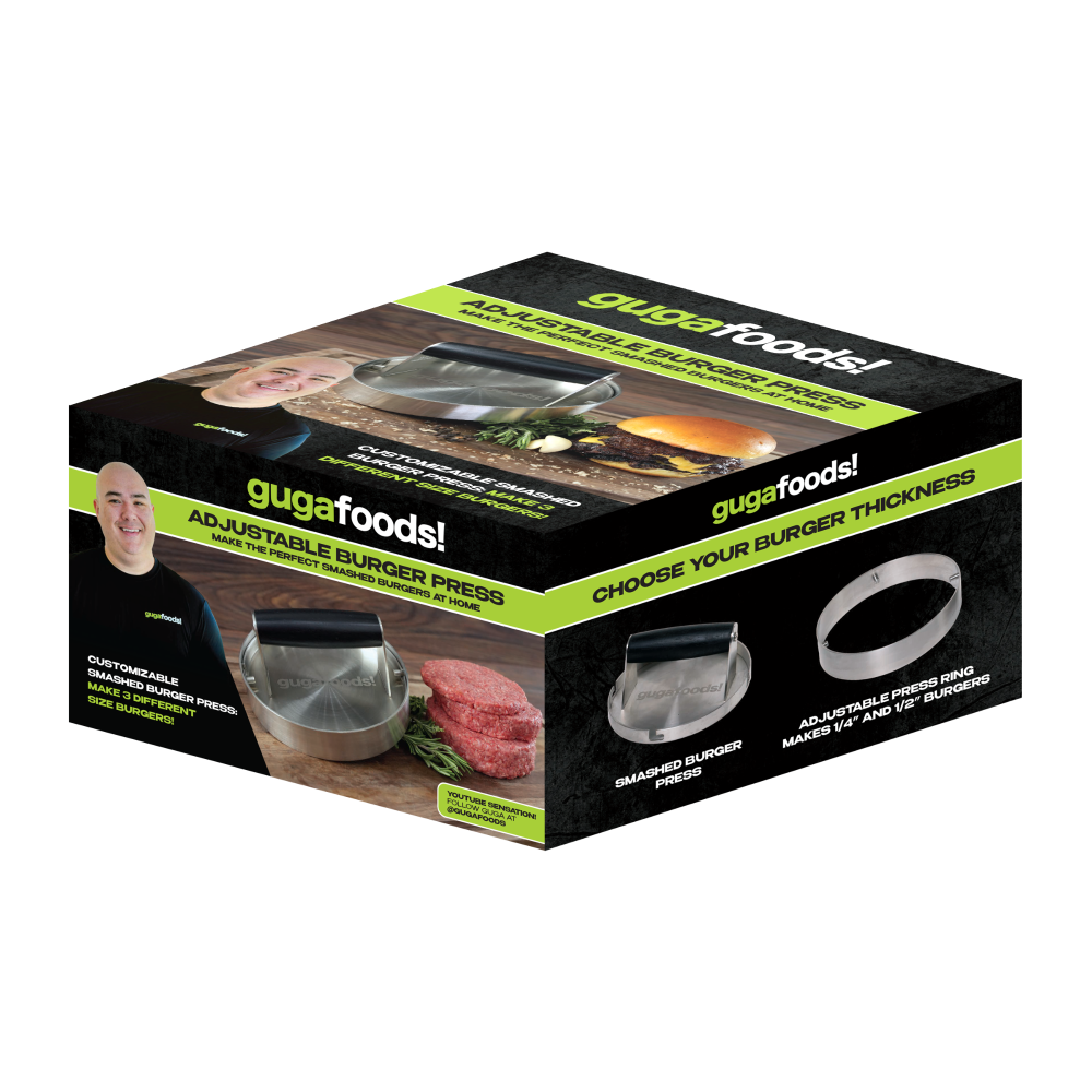 slide 5 of 5, Guga Foods! Burger Press, 1 ct