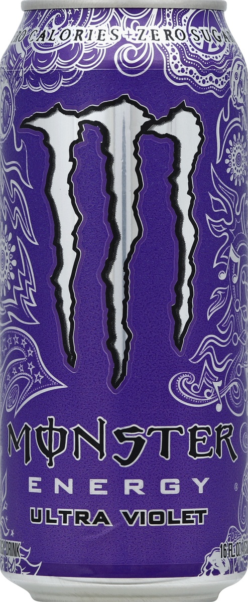 slide 4 of 5, Monster Energy Ultra Violet, Ultra Violet, 16 oz