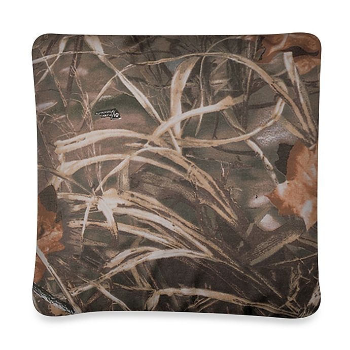 slide 1 of 1, Realtree Max 4 Square Throw Pillow - Brown, 1 ct