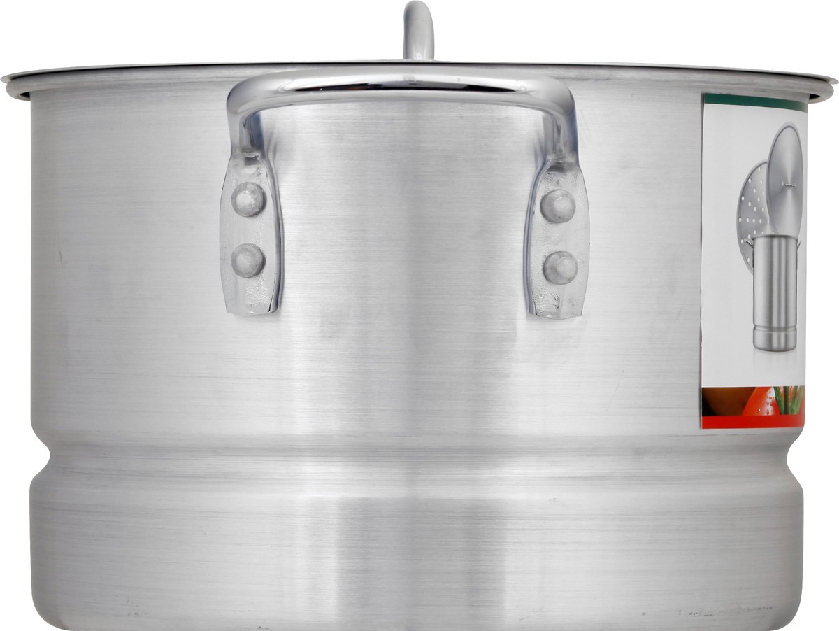 slide 5 of 11, Sazón Sazon Stock Pot, With Steamer, Aluminum, 8 Quart, 1 ct