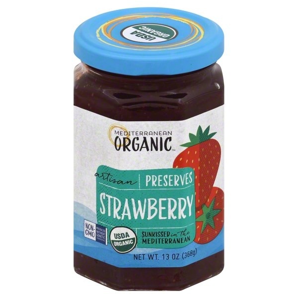 slide 1 of 1, Mediterranean Organic Preserves, Artisan, Strawberry, 13 oz