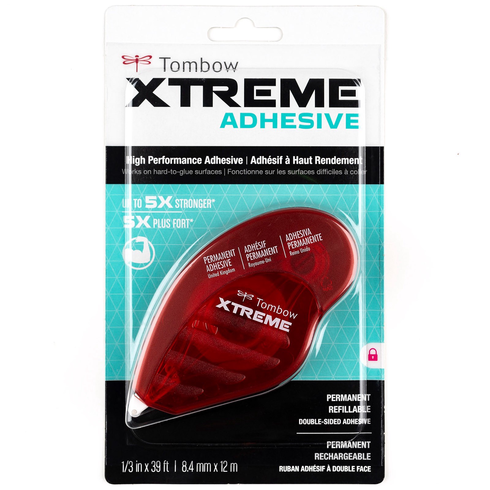 slide 4 of 6, Tombow Xtreme Adhesive Runner, 1/3 in x 39 ft