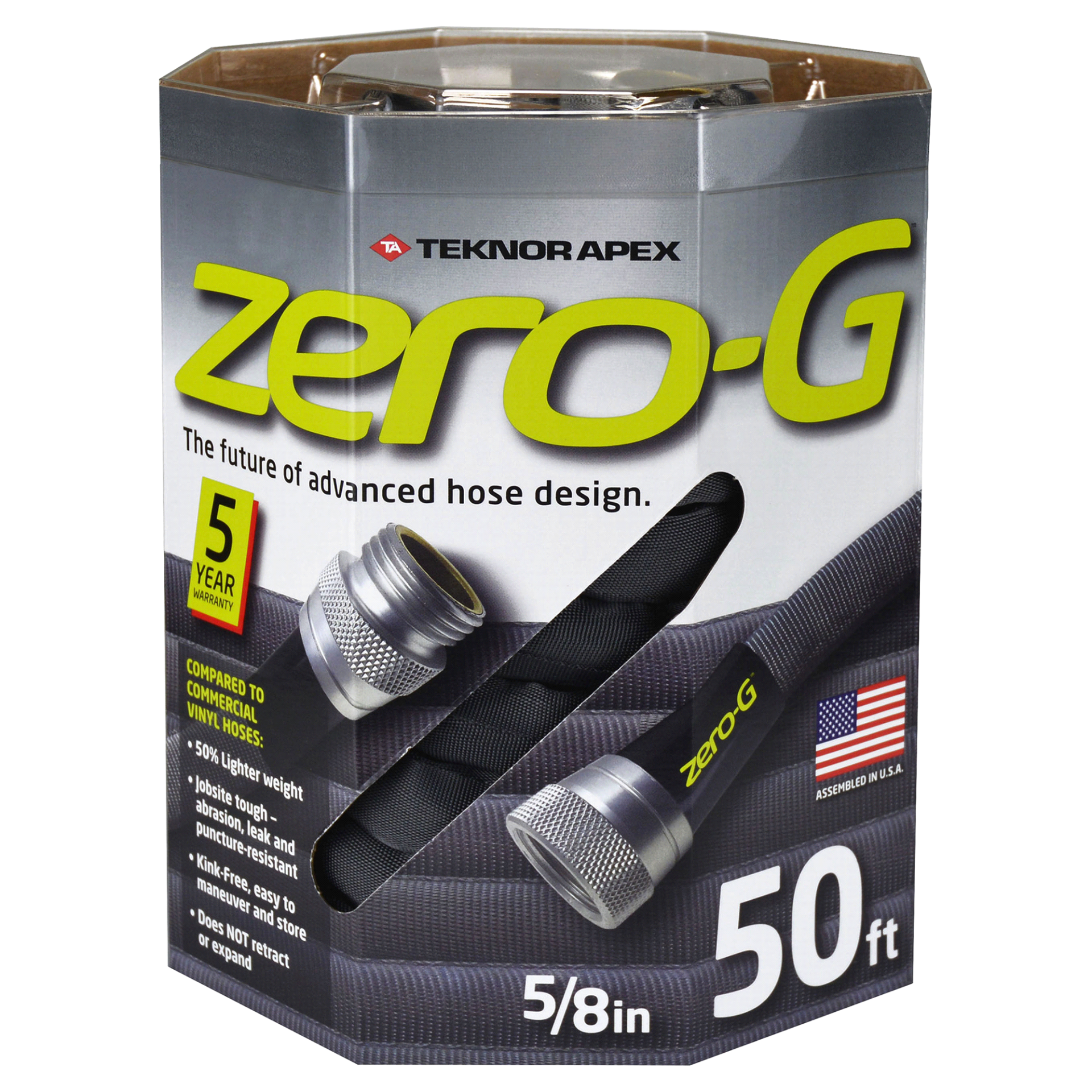 slide 1 of 1, Teknor Apex Zero-G Hose, 50 ft