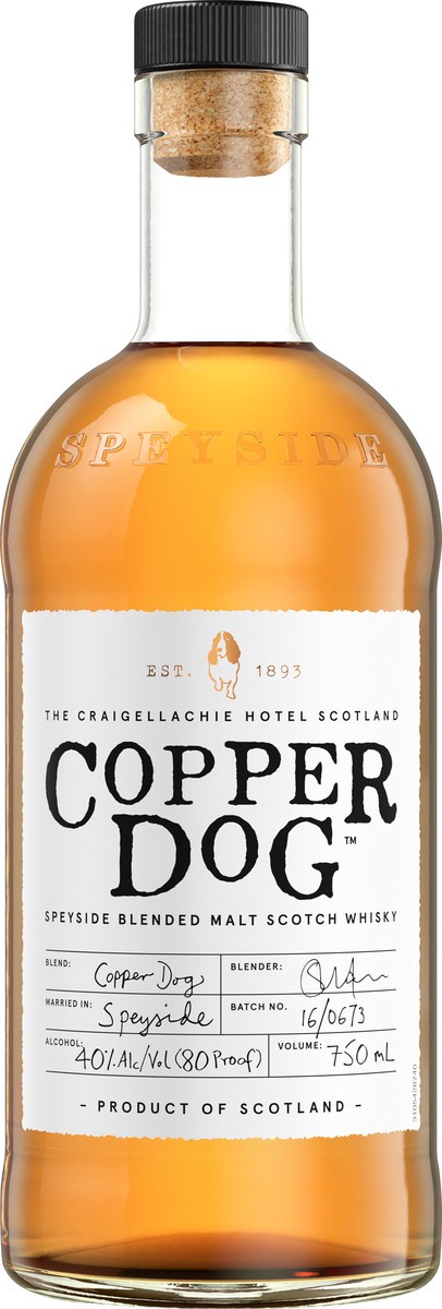 slide 4 of 4, Copper Dog Speyside Blended Malt Scotch Whisky, 750 mL, 750 ml