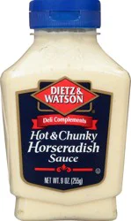 Dietz & Watson Hot & Chunky Horseradish Sauce, 9 oz