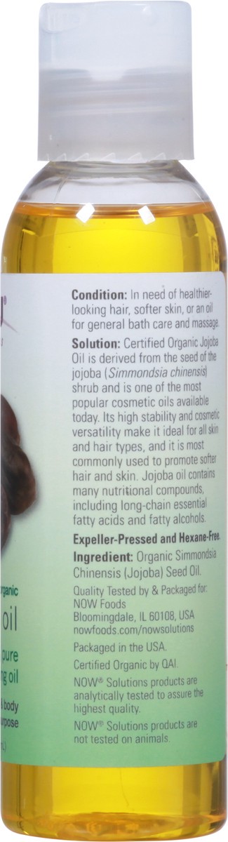 slide 2 of 9, NOW Jojoba Oil, Organic - 4 fl. oz., 4 fl oz