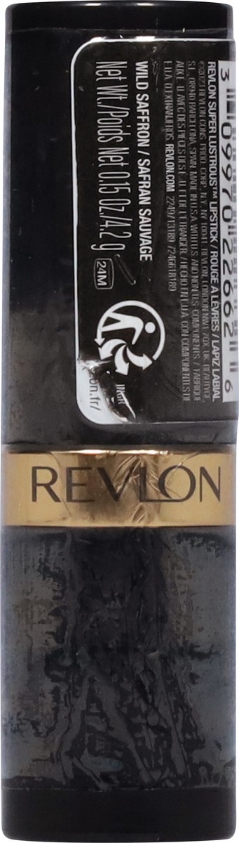 slide 11 of 13, Revlon Creme 809 Wild Saffron Super Lustrous Lipstick 0.15 oz, 1 ct