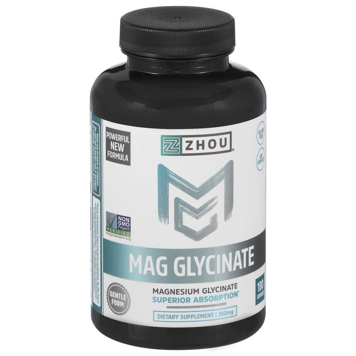 slide 5 of 9, Zhou Mag Glycinate 180 Capsules, 180 ct
