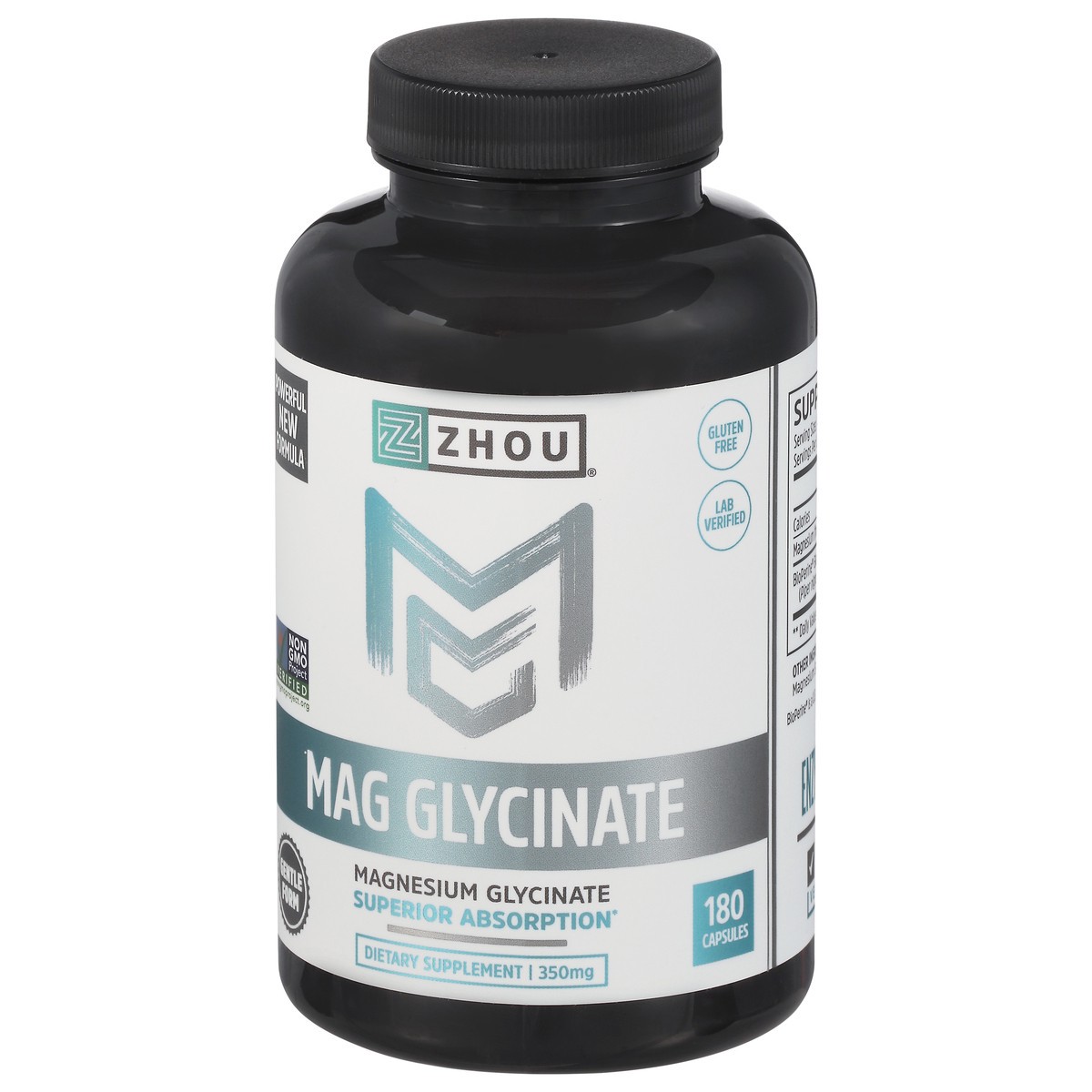 slide 6 of 9, Zhou Mag Glycinate 180 Capsules, 180 ct