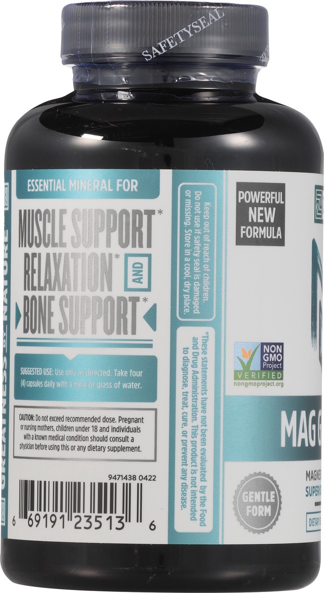 slide 2 of 9, Zhou Mag Glycinate 180 Capsules, 180 ct