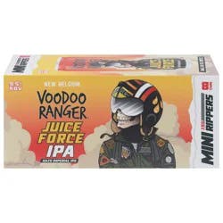 Voodoo Ranger Juice Force IPA Mini Rippers Beer, 8 Pack, 7.5 fl oz Cans
