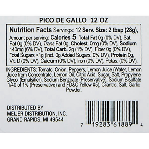 slide 8 of 9, Fresh from Meijer Pico De Gallo, 12 oz, 12 oz