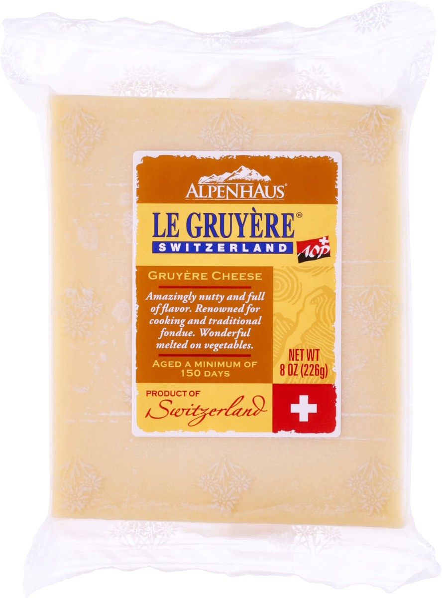 slide 9 of 14, Alpenhaus Le Gruyère Gruyère Cheese 8 oz, 8 oz
