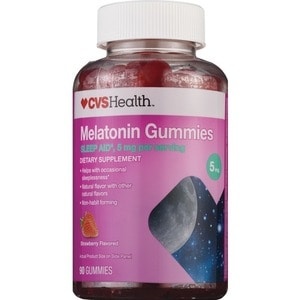 slide 1 of 1, CVS Health Melatonin Sleep Aid Gummies, 90 ct; 5 mg