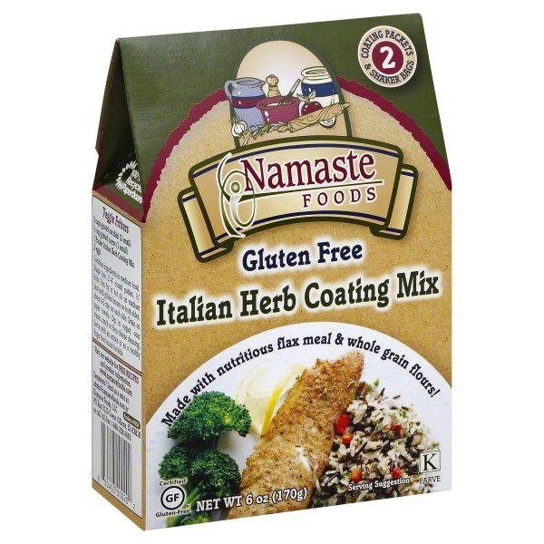 slide 1 of 1, Namaste Foods Coating Mix Gluten Free Italian Herb, 6 oz
