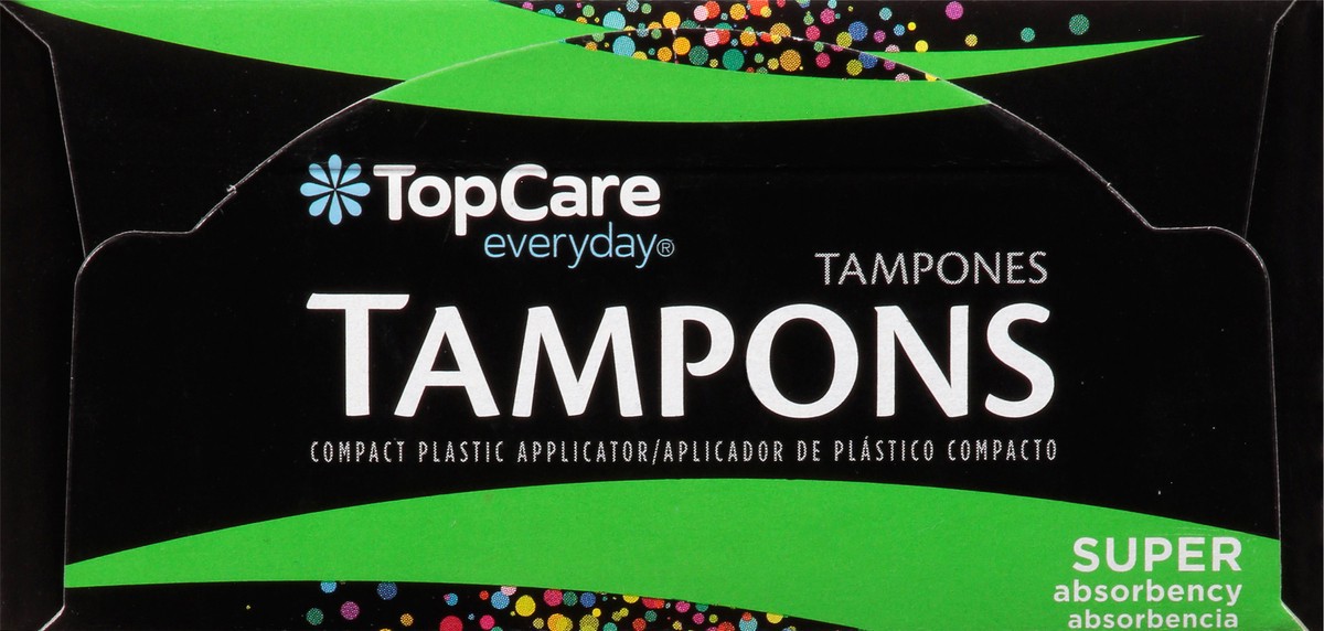 slide 2 of 10, TopCare Everyday Super Absorbency Unscented Tampons 18 ea, 18 ct