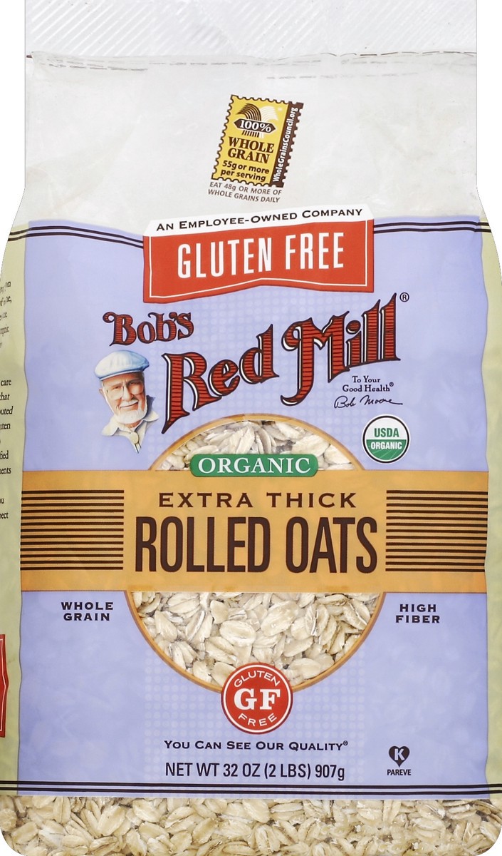 slide 5 of 5, Bob's Red Mill Rolled Oats 32 oz, 32 oz