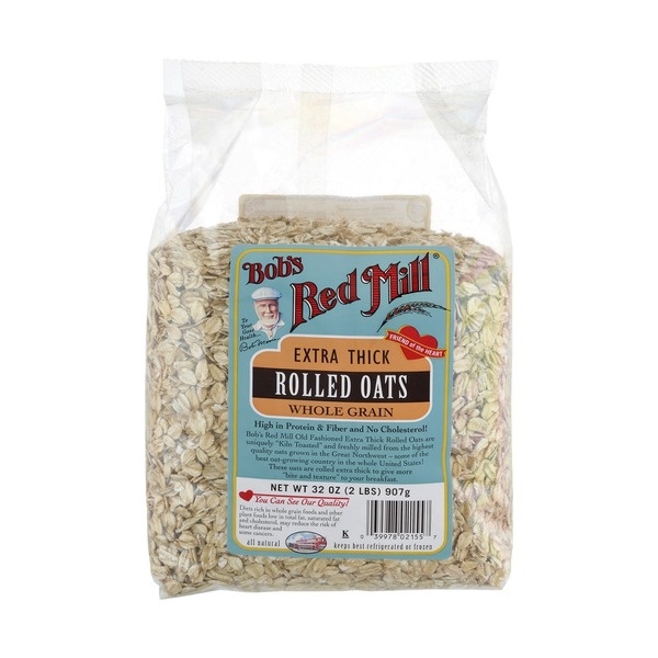 slide 1 of 5, Bob's Red Mill Rolled Oats 32 oz, 32 oz