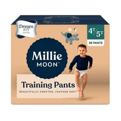 Millie Moon Unisex Luxury 4T/5T Training Pants 33-44 lbs (15-20 kg) 56 Each