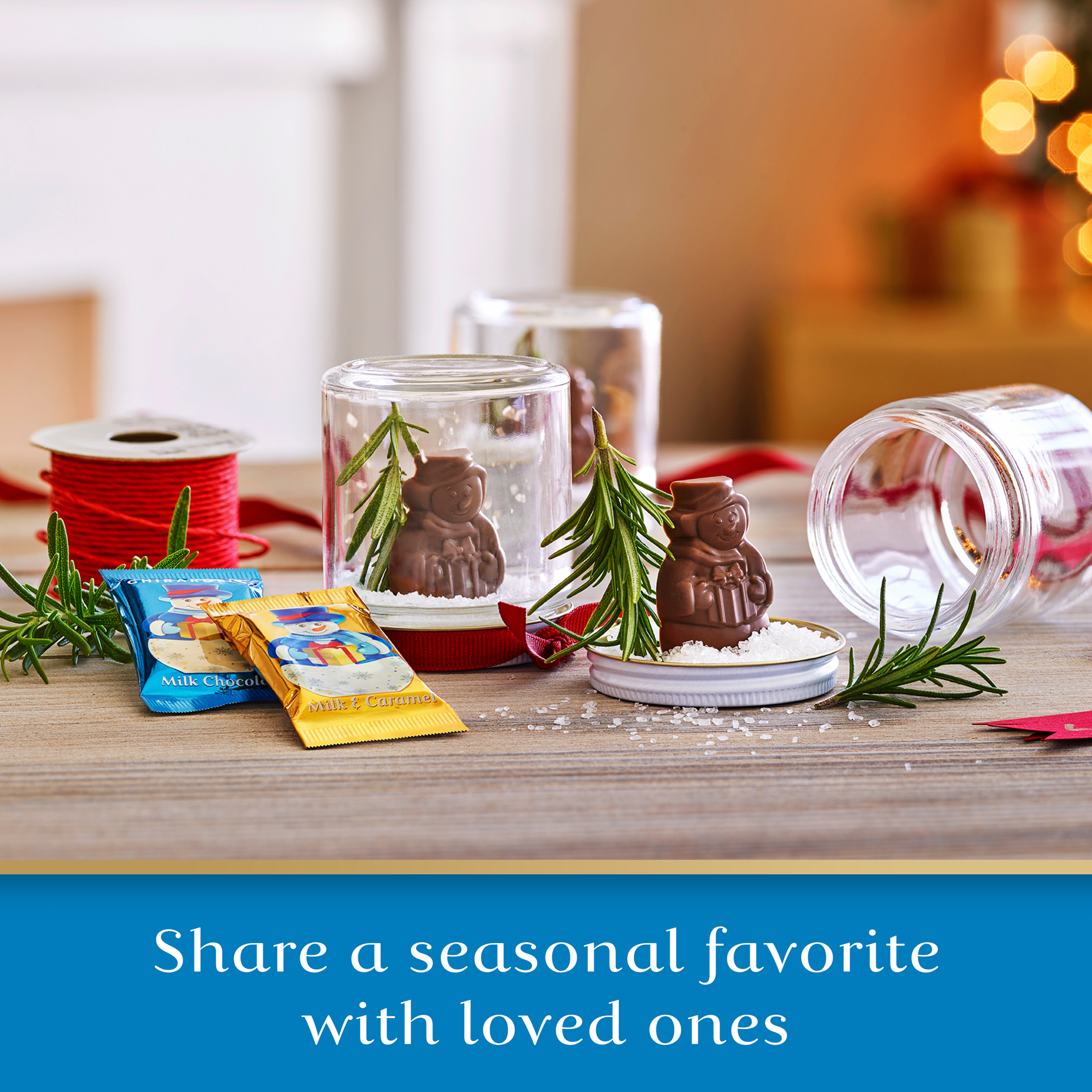 slide 4 of 8, GHIRARDELLI Chocolate Snowmen Assortment, 12.2 oz Bag, 12.2 oz