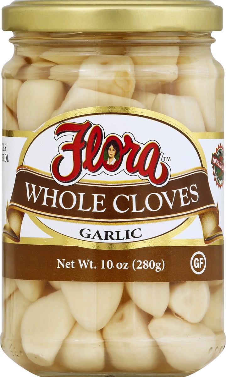 slide 1 of 3, Flora Fine Foods Garlic Cloves 10 oz, 10 oz