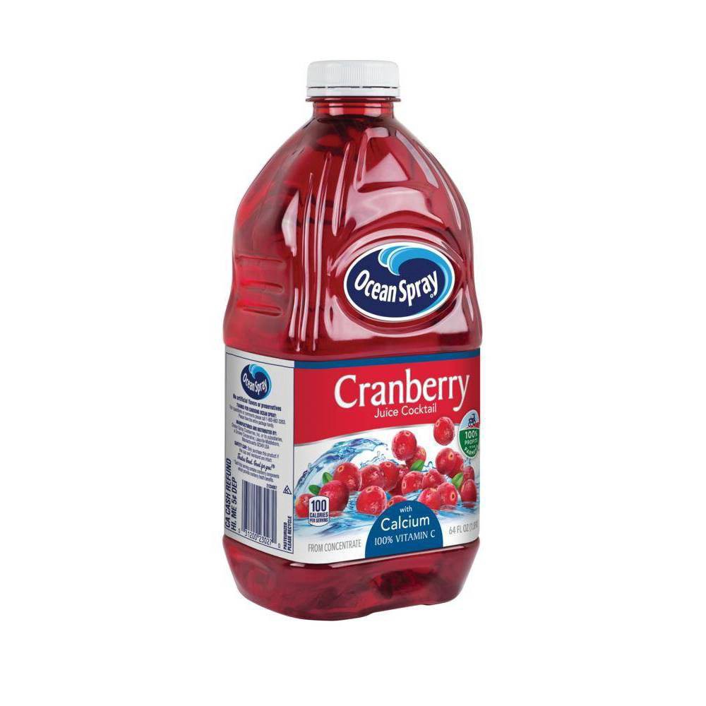 slide 3 of 3, Ocean Spray Cranberry Juice Cocktail with Calcium, 64 fl oz