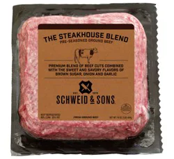 Schweid & Sons® Steakhouse Blend 80/20 Ground Beef