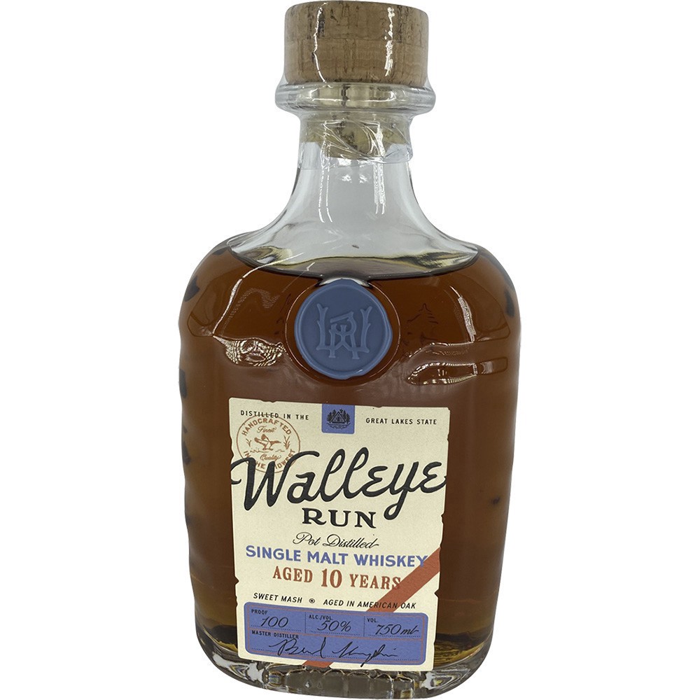 slide 1 of 1, Walleye Run 10 Yr Single Malt, 750 ml