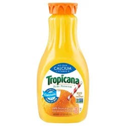 Tropicana Calcium+Vitamin D, No Pulp Orange Juice - 52 fl oz