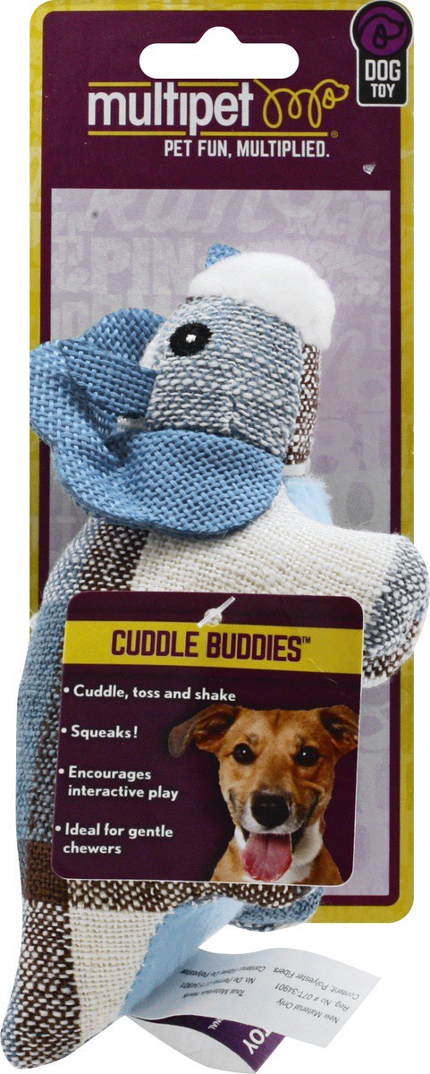 slide 7 of 9, MultiPet Cuddle Buddies Plaidosaurus-Mini Dog Toy 1 ea, 1 ct