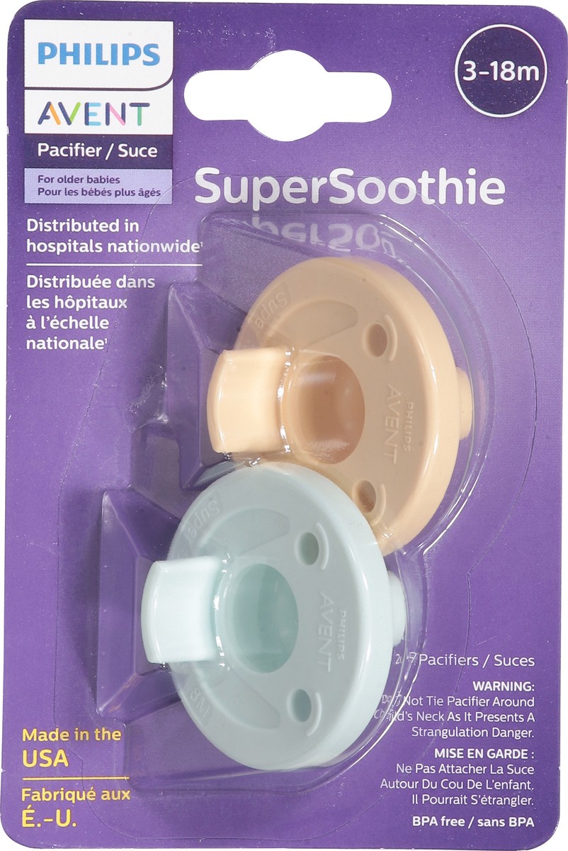 slide 3 of 11, Philips Avent 3-18m Pacifier 2 Each, 1 ct