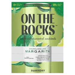 On The Rocks Sparkling Lime Margarita 4 - 12 fl oz Cans